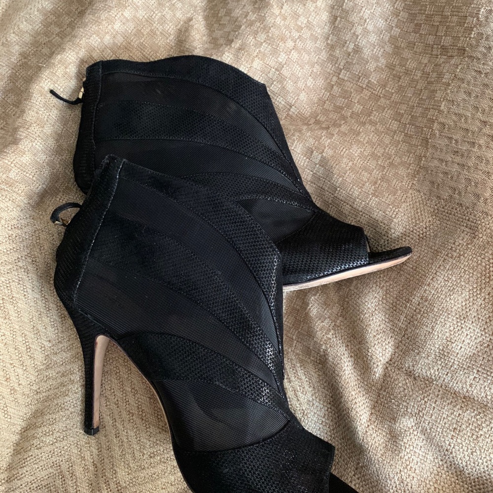 Fendi peep toe heels.